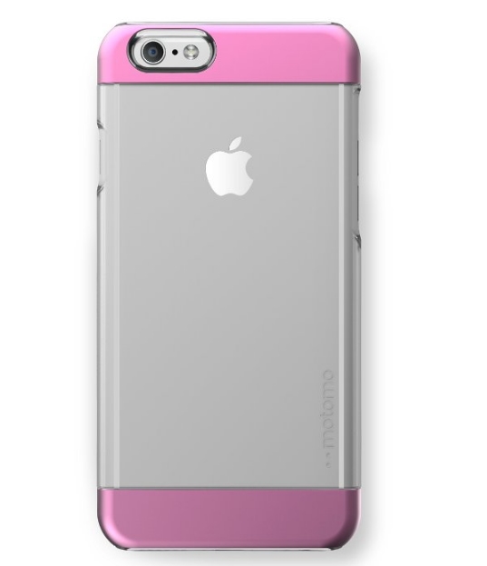 iPhone 6S 6 Case MOTOMO INO Wing iPhone 6 Case Clear Dual ToneScratch Resistant Two Tone Hybrid clear pink